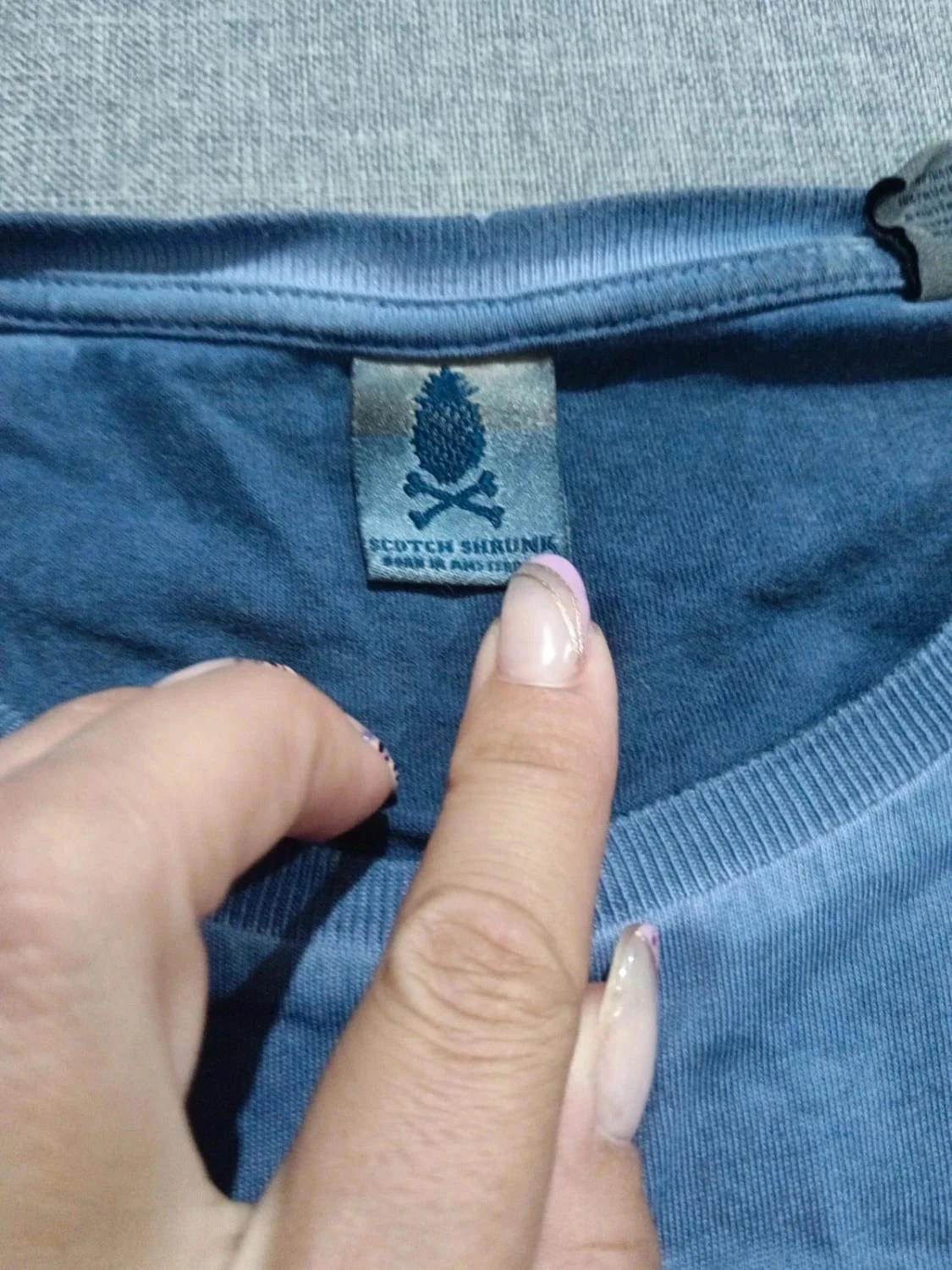 C51 t-shirt azul Scotch shrunk 16 anos – photo 3